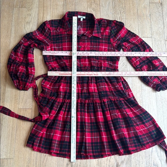 Plaid dress size Large, NWT - Picture 10 of 12